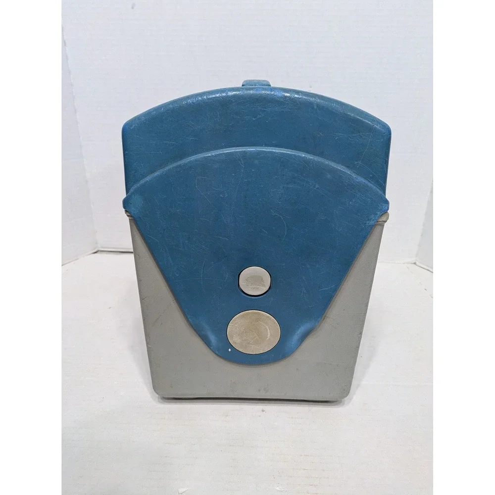 Rubbermaid 1922 Cooler‎ Blue Gray Vintage Union Bricklayers Allied Craftsmen USA